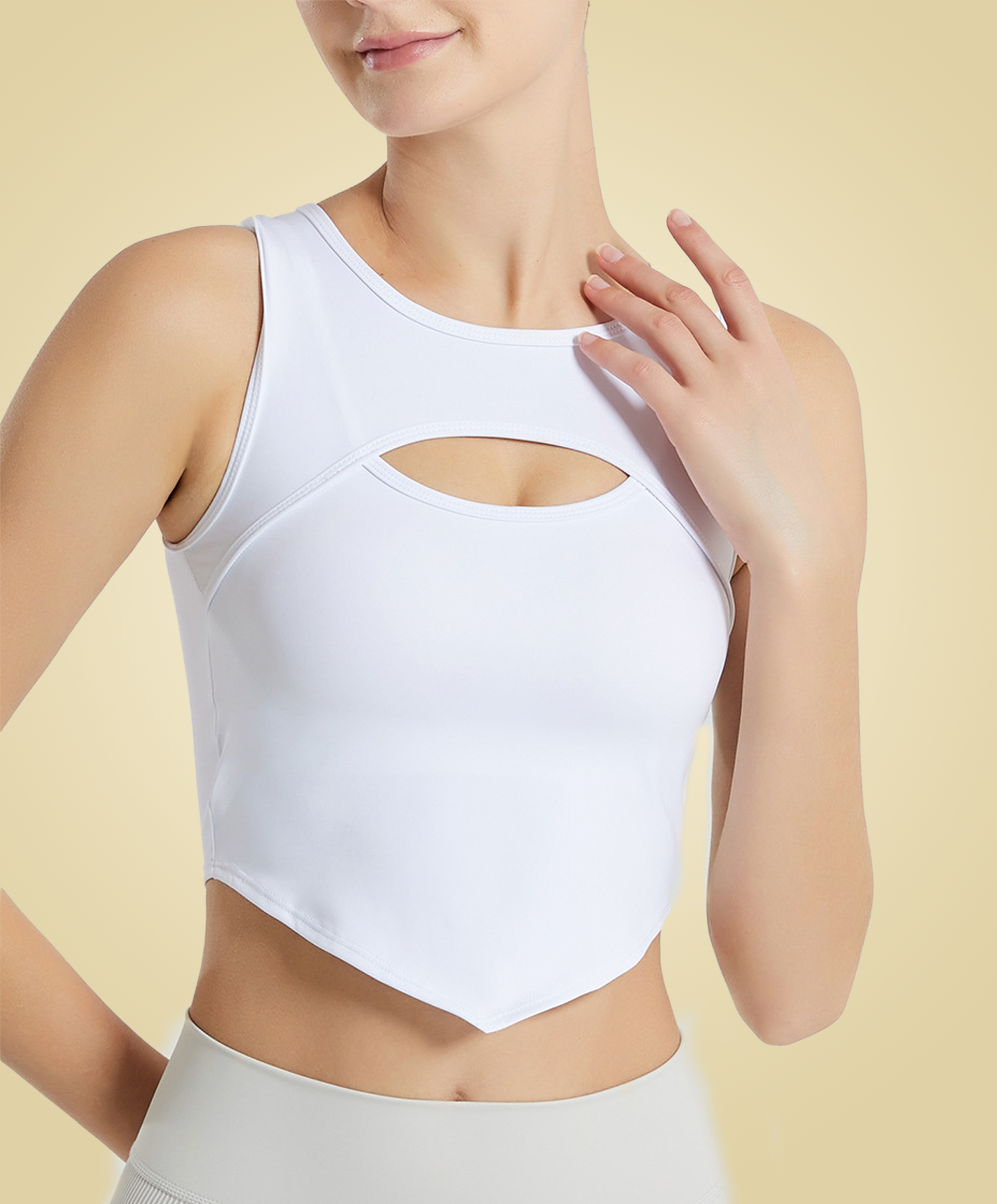 Cropped Caribbean® Yoga